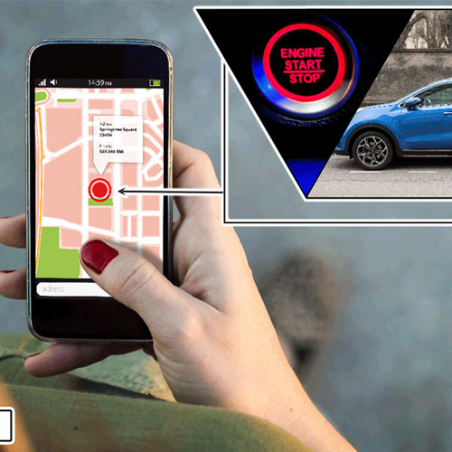 Système antivol intelligent arrêter la voiture à distance
